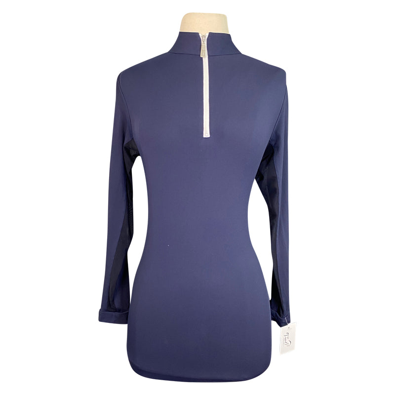 Tailored Sportsman 'Ice Fil' Shirt in Navy - Women's Small