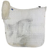 Mattes Square Sheepskin Dressage Pad in White