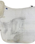 Mattes Square Sheepskin Dressage Pad in White