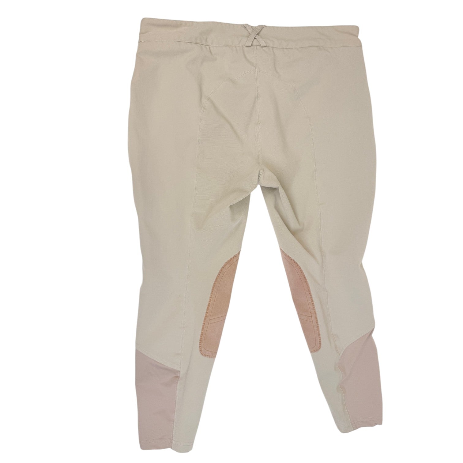 Dover Saddlery Wellesley Classic Piped Knee-Patch Breech in Tan