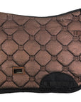 Equestrian Stockholm Dressage Pad & Bonnet Set in Mahogany Glimmer