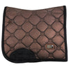 Equestrian Stockholm Dressage Pad & Bonnet Set in Mahogany Glimmer