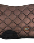 Equestrian Stockholm Dressage Pad & Bonnet Set in Mahogany Glimmer