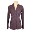 RJ Classics 'Monterey' Orange Label Show Coat in Merlot Herringbone