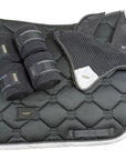Equestrian Stockholm Tack Set in Silver Cloud