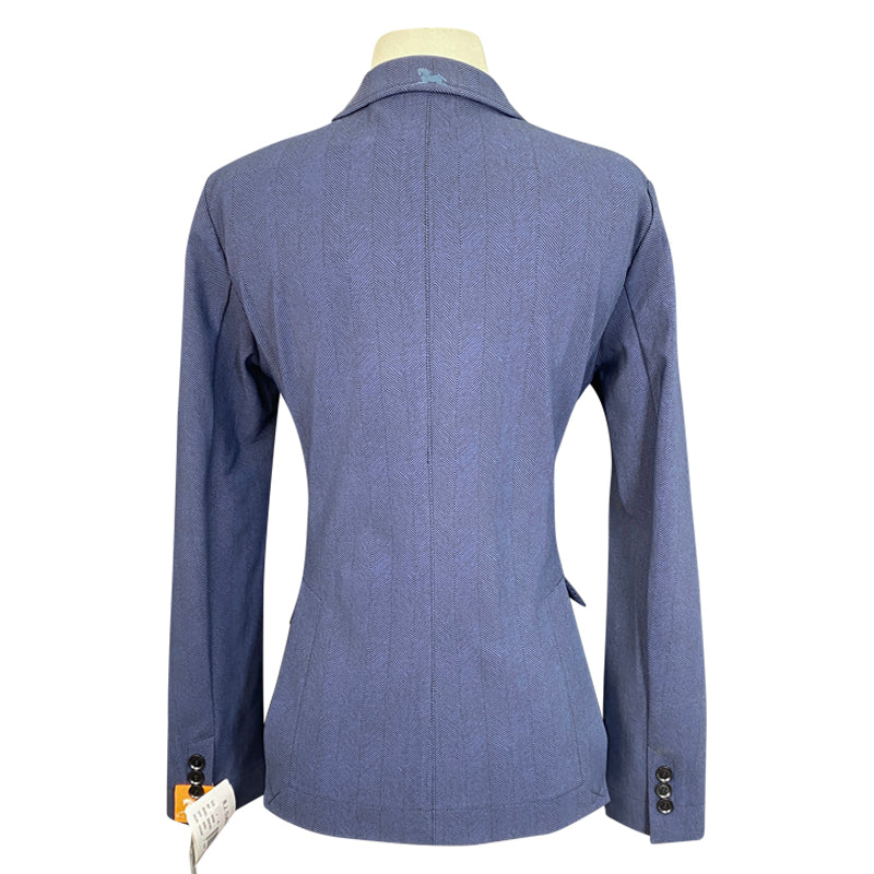 Back of RJ Classics 'Monterey' Orange Label Show Jacket in Twilight Herringbone