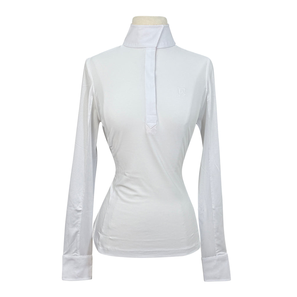 Romfh 'Lindsay' Chill Factor Show Shirt in White/Dahlia