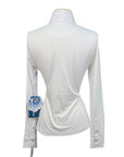 Romfh 'Lindsay' Chill Factor Show Shirt in White/Dahlia