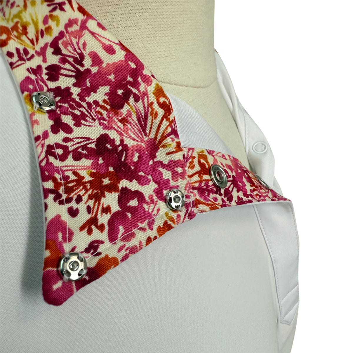 Romfh 'Lindsay' Chill Factor Show Shirt in White/Dahlia