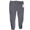 Pikeur 'Ciara Grip' Knee Grip Breeches in Grey - Women's EU 46 (US 34)