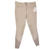 For Horses Knee Patch Breech in Tan - Women's IT 50 (US 36)