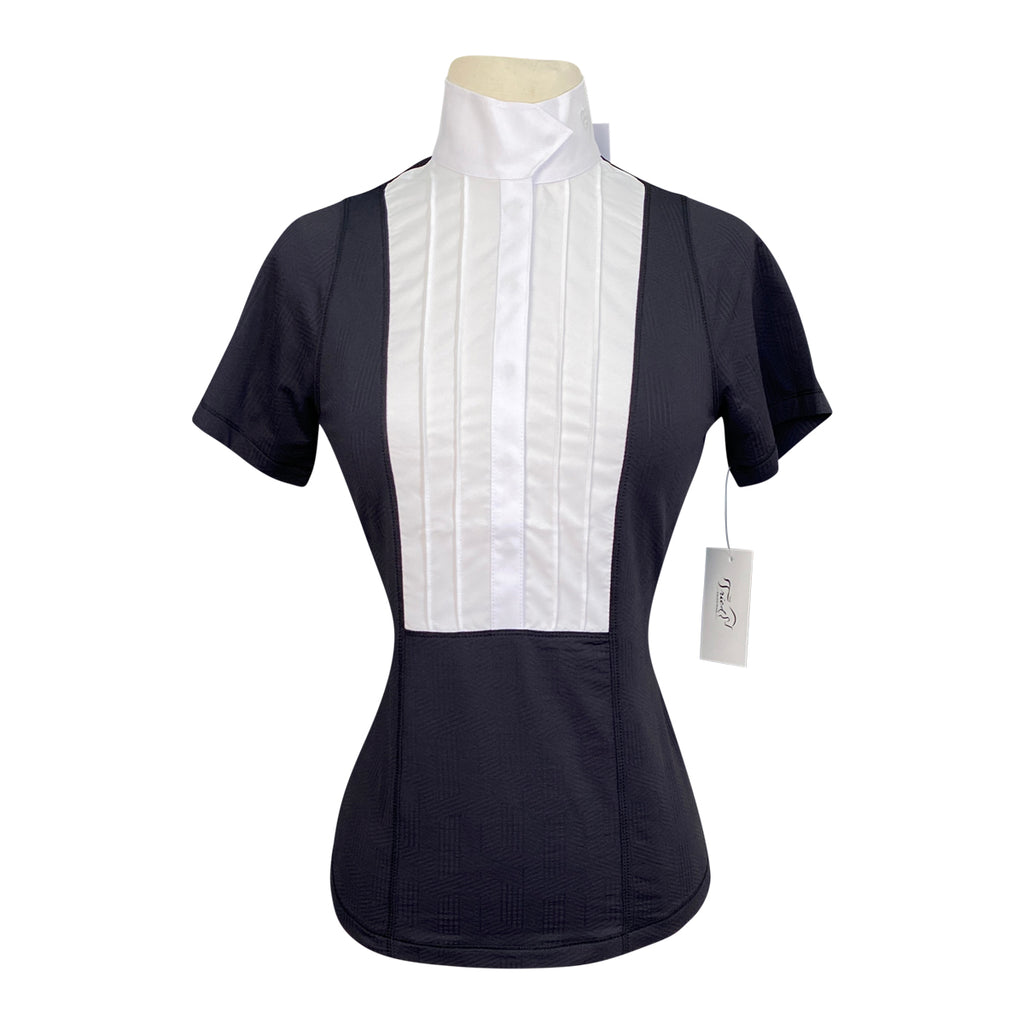 Ariat 'Luxe' Short Sleeve Show Shirt in Black 