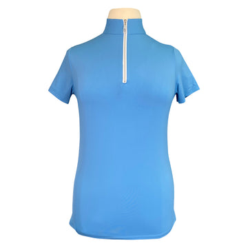 Tailored Sportsman 'Ice Fil' Short Sleeve Shirt in Surfer Blue