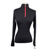 Kastel Denmark 1/4 Zip Shirt in Black