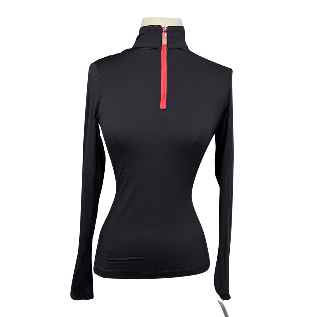 Kastel Denmark 1/4 Zip Shirt in Black