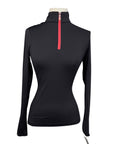 Kastel Denmark 1/4 Zip Shirt in Black