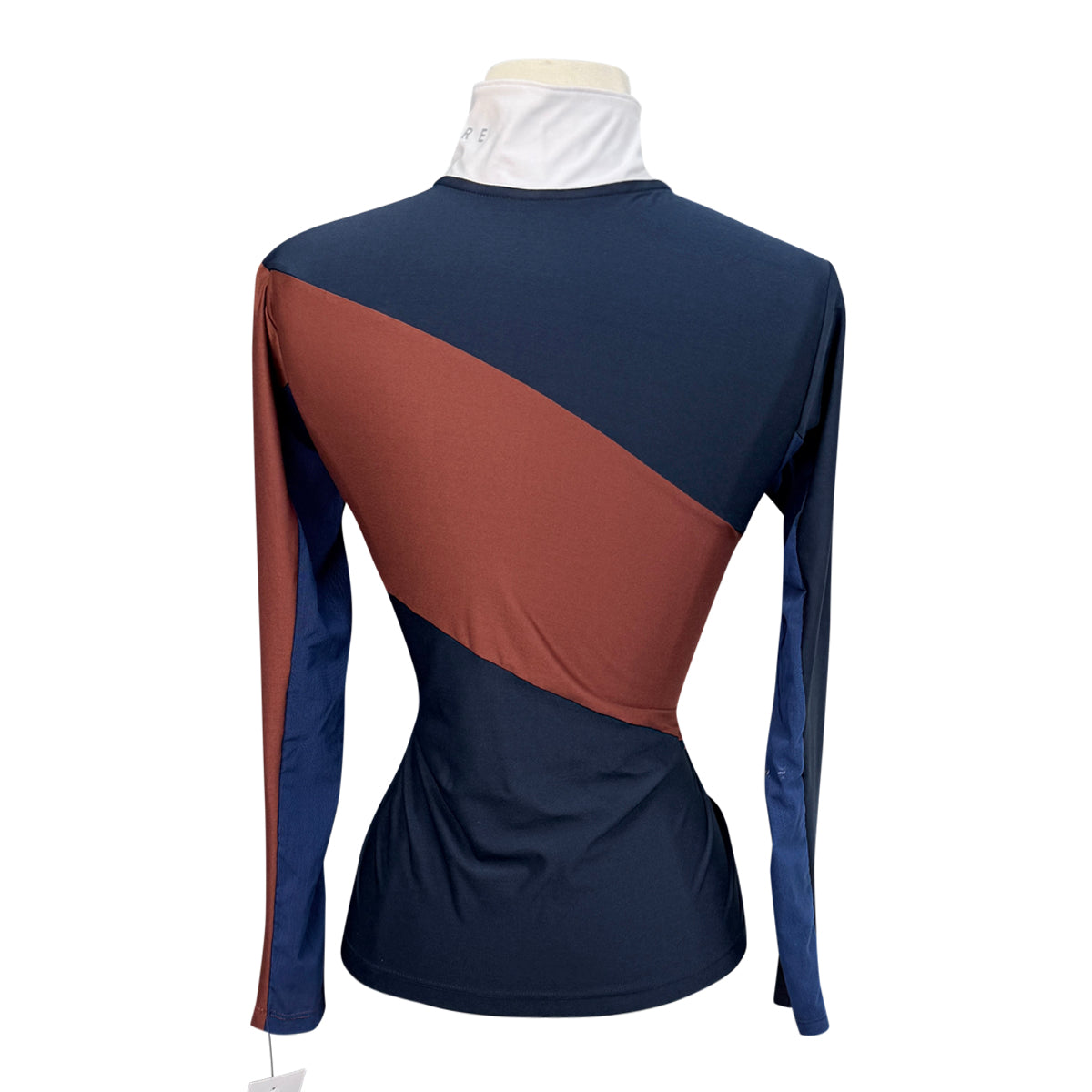 Criniēre 'Sophie' Schooling Top in Navy/Burgundy