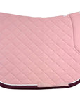 Horse Gloss Dressage Saddle Pad in Satin Pink