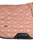 Horse Gloss Dressage Saddle Pad in Satin Pink