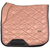 Horse Gloss Dressage Saddle Pad in Satin Pink