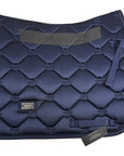 Equestrian Stockholm 'Classic' Dressage Saddle Pad in Modern Tech Navy