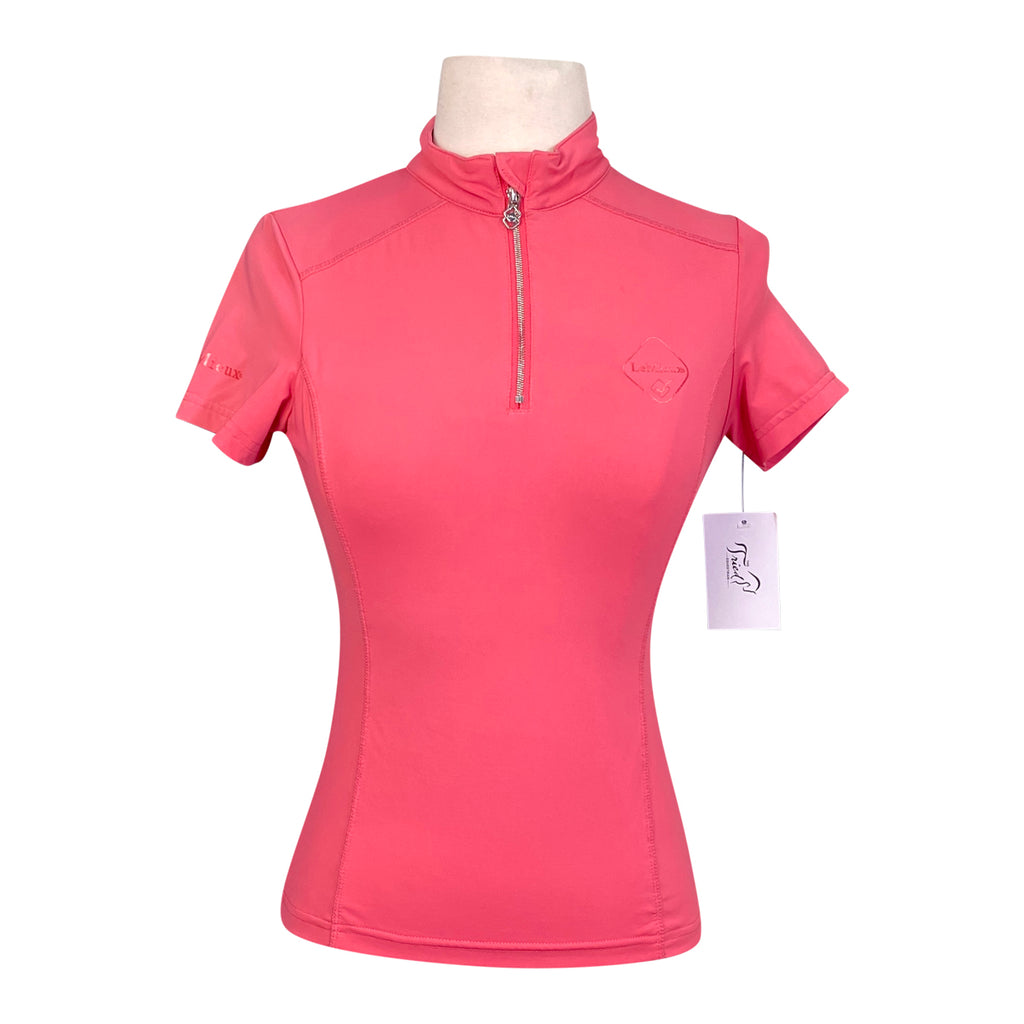 LeMieux 1/4 Zip Base Layer in Papaya