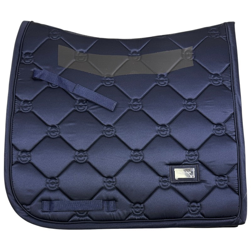 Equestrian Stockholm 'Classic' Dressage Saddle Pad in Modern Tech Navy