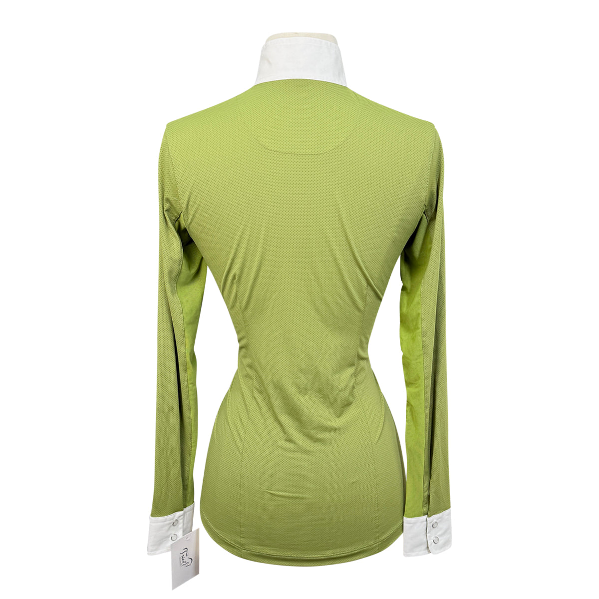 Essex Classics 'Luna Performance' Show Shirt in Green/White