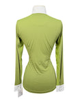 Essex Classics 'Luna Performance' Show Shirt in Green/White