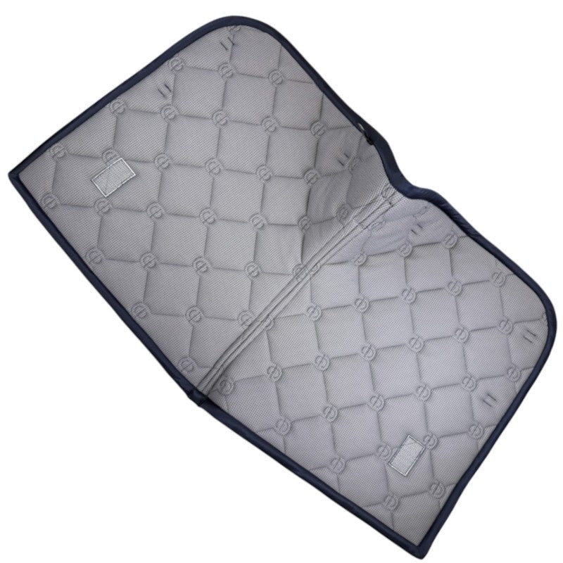 Equestrian Stockholm 'Classic' Dressage Saddle Pad in Modern Tech Navy