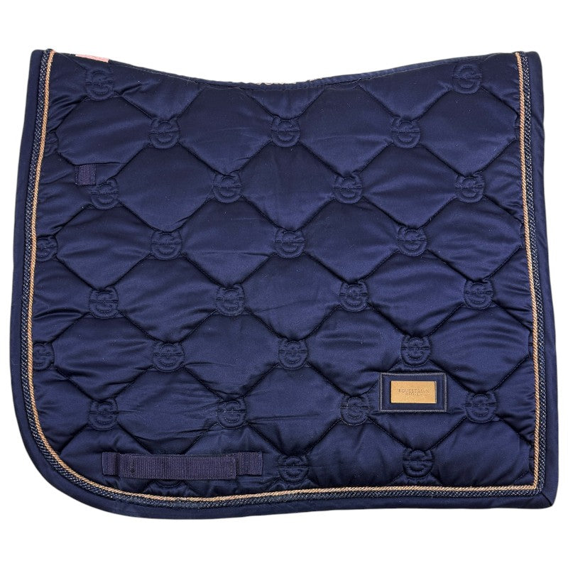 Equestrian Stockholm Dressage Saddle Pad in Lagoon Blush