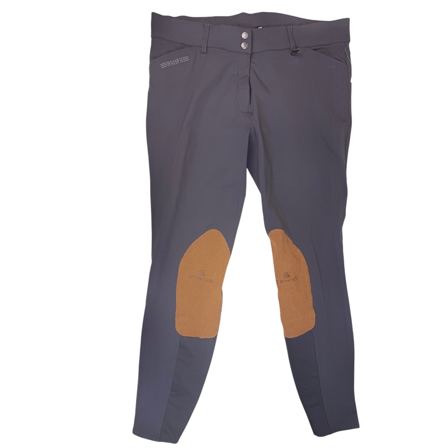 Romfh 'Sarafina' Knee Patch Breeches in Grey