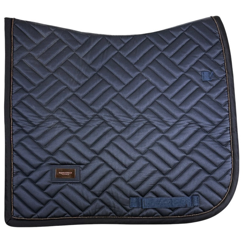 Equestrian Stockholm 'Modern' Dressage Saddle Pad in Lagoon Blush