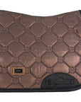 Equestrian Stockholm 'Glimmer' Dressage Pad in Mahogany