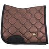 Equestrian Stockholm 'Glimmer' Dressage Pad in Mahogany
