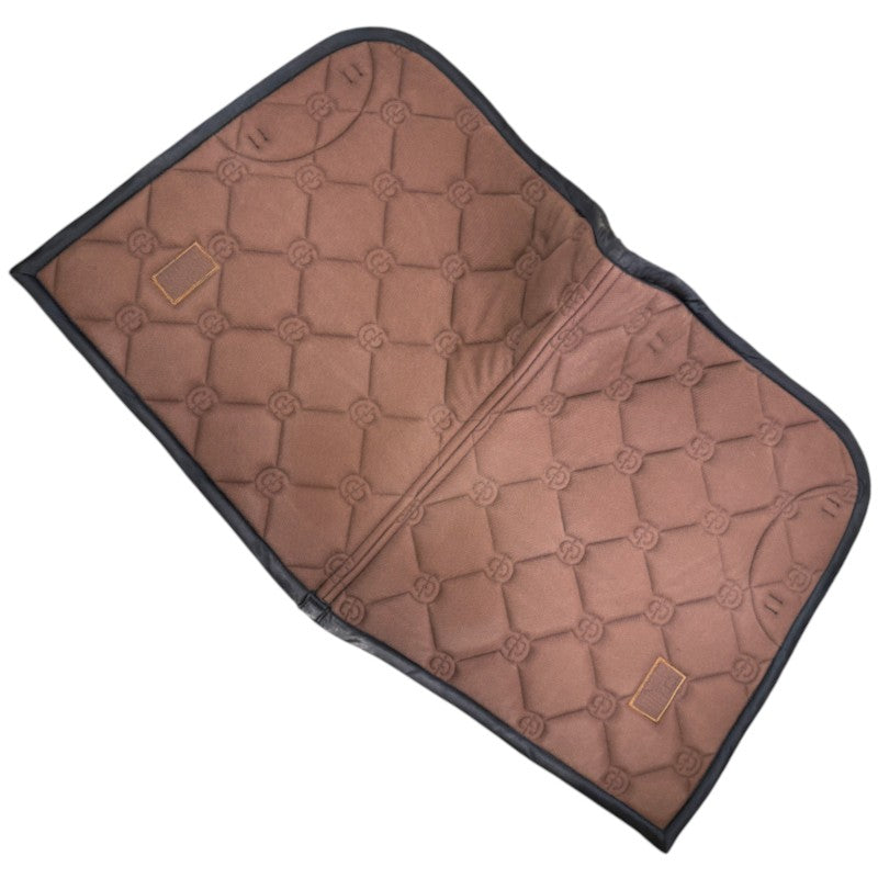 Equestrian Stockholm 'Glimmer' Dressage Pad in Mahogany
