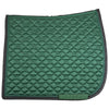 Dapplebay Satin Dressage Saddle Pad in Hunter Green