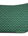 Dapplebay Satin Dressage Saddle Pad in Hunter Green