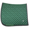 Dapplebay Satin Dressage Saddle Pad in Hunter Green