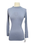 FitEq Long Sleeve Seamless Schooling Top in Grey