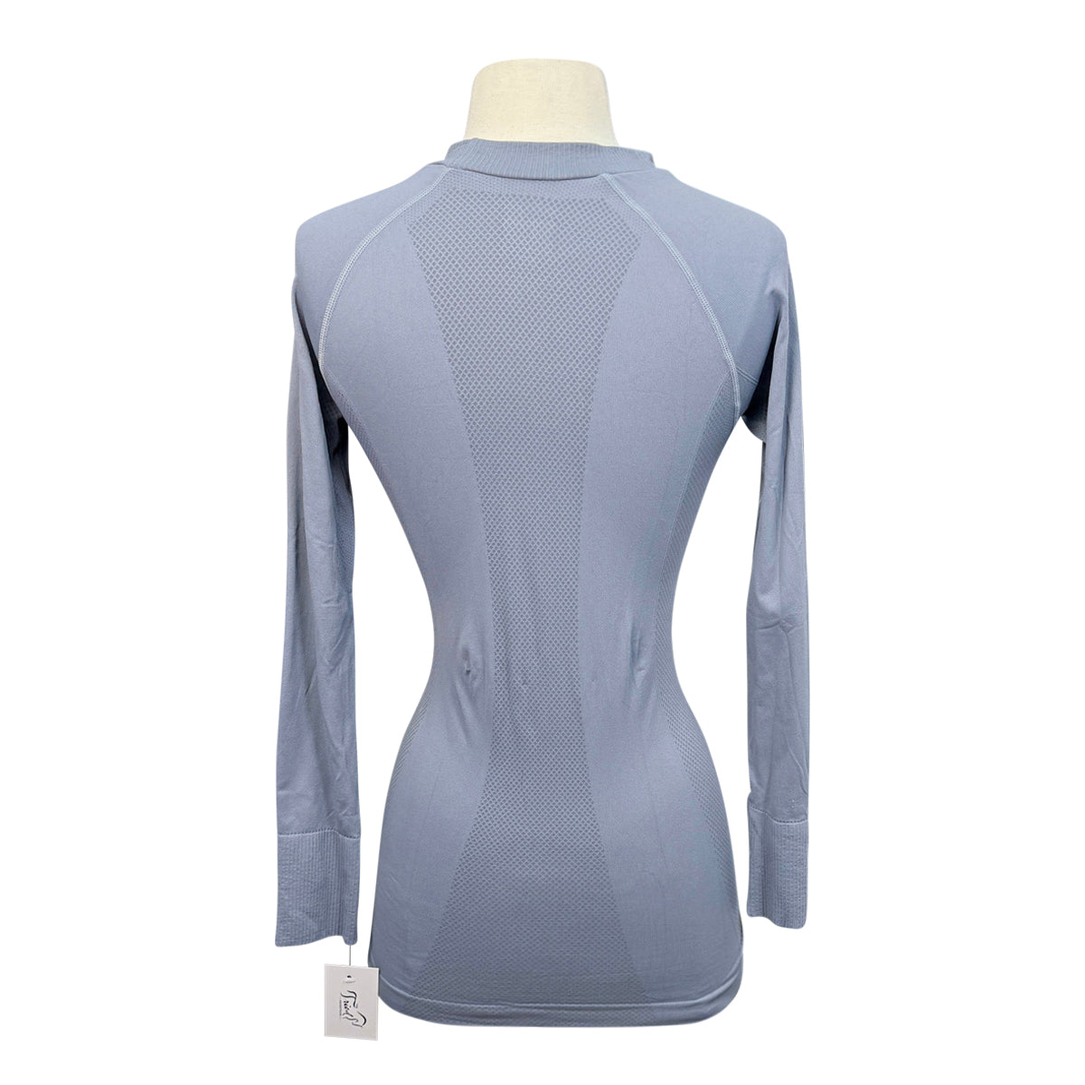 FitEq Long Sleeve Seamless Schooling Top in Grey