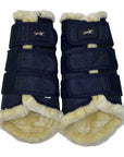 Schockemohle Soft Fleece Boots in Navy