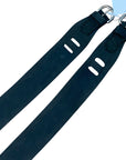 Leather Garter Straps in Black - Large