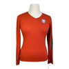 Asmar Equestrian Sweater in Burnt Sienna - Women's Large