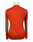 Asmar Equestrian Sweater in Burnt Sienna - Women's Large