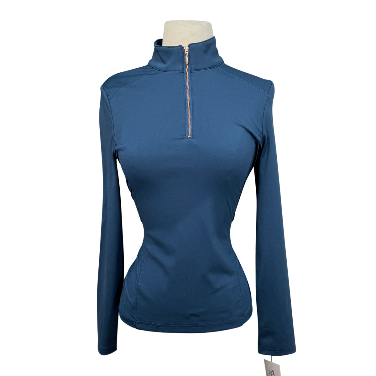 Equestrian Stockholm &#39;Vision&#39; Top in Lake Blue 