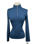 Equestrian Stockholm 'Vision' Top in Lake Blue 