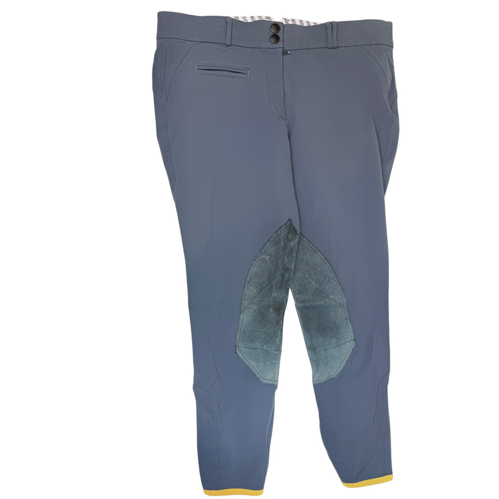 Callidae 'The C Breech' Knee Patch Breeches in Slate