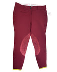 Callidae 'The C Breech' Knee Patch Breeches in Cherry