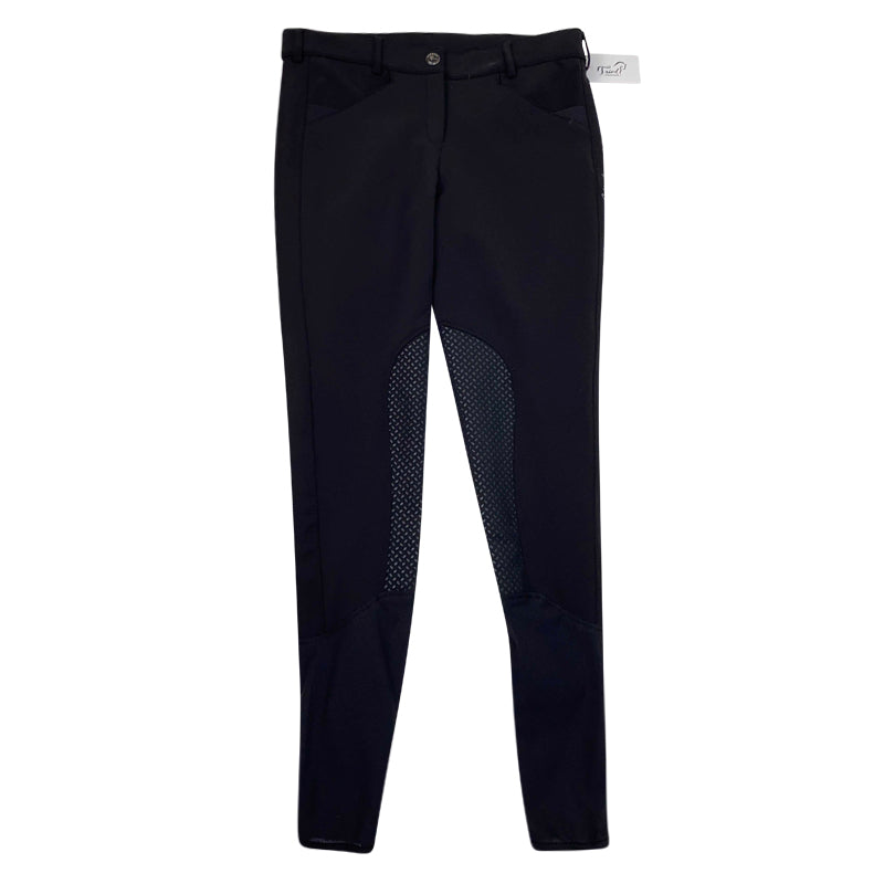 Pikeur 'Lu Grip' Knee Patch Breeches in Black